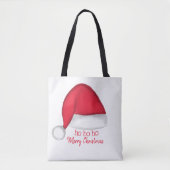 Santa Hat Canvas tas (Voorkant)