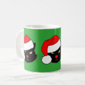 Santa Hat Cat Koffiemok (Voorkant links)