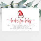 Santa Hat Christmas Baby shower boeken voor Baby Informatiekaartje