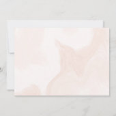 Santa Hat Christmas Baby shower Foto Kaart (Achterkant)