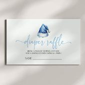 Santa Hat Christmas Baby shower Luier Raffle Informatiekaartje