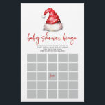 Santa Hat Christmas Bingo Baby shower spel Briefpapier<br><div class="desc">Dit is een kerstman Pet Bingo Baby shower spel. *Baby shower Bingo - Gasten zullen de losse flodders invullen met de geschenken die ze denken dat de moeder zal ontvangen. Wanneer de moeder een geschenk opent dat een van hun gokken is, zullen ze het markeren met een X. Als ze...</div>