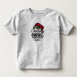 Santa Hat Christmas Crew Matching Family Kinder Shirts