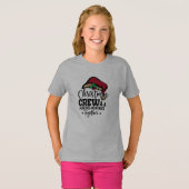 Santa Hat Christmas Crew Matching Family T-shirt (Voorkant volledig)