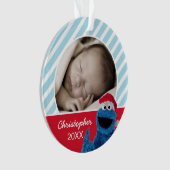 Santa Hat Cookie Monster | Jouw namen toevoegen Ornament (voorkant)