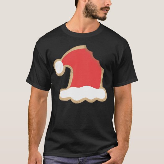 Santa Hat Cookie T-shirt (Voorkant)