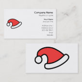 Santa Hat Design. Visitekaartje (Voorkant / Achterkant)