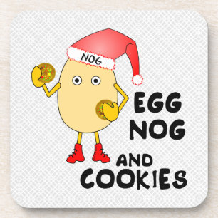 Santa Hat Egg Nog Bier Onderzetter