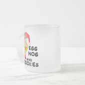 Santa Hat Egg Nog Mok (Voorkant links)