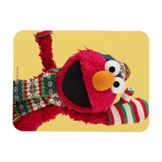 Santa Hat Elmo Magneet (Horizontaal)
