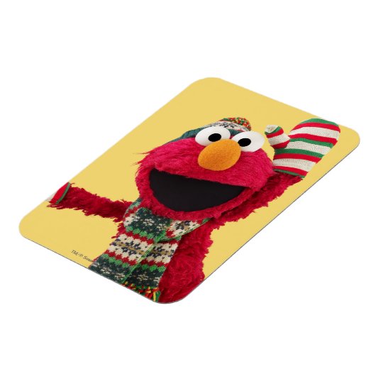 Santa Hat Elmo Magneet (Linkerzijde)