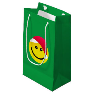 Santa Hat Emoji Kerstkerst Klein Cadeauzakje