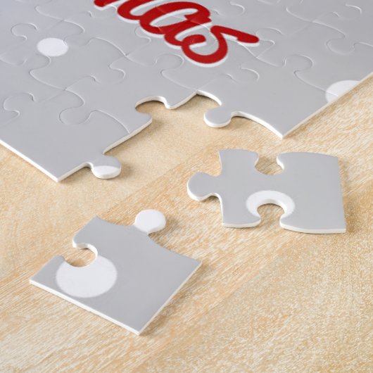 Santa hat en bootsb legpuzzel (Zijkant)