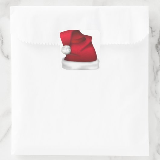 Santa Hat Envelope Seals Stickers (Tas)