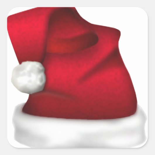 Santa Hat Envelope Seals Stickers (Voorkant)