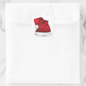 Santa Hat Envelope-zegels Vierkante Sticker (Tas)
