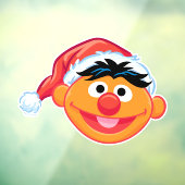 Santa Hat Ernie Raamsticker (Vel 3)