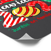 Santa Hat Family Christmas Matching Funny Feliz Na Poster (Hoek)