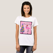 Santa Hat Flamingo Women's T-Shirt (Voorkant volledig)