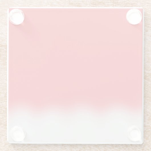 Santa Hat Glazen Onderzetter (Achterkant)