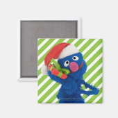 Santa Hat Grover Magneet (Voorkant / Achterkant)