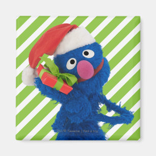 Santa Hat Grover Magneet