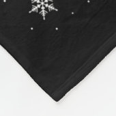 Santa Hat Hare Animal In Sokken Xmas Tree Lights Fleece Deken (Hoek)