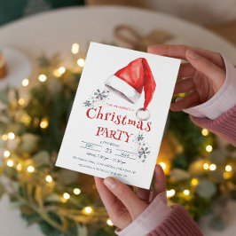 Santa Hat I Kerstfeest Kaart