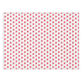 Santa Hat Kerstmis Winter Rode Retro  Tafelkleed (Voorkant (Horizontaal))