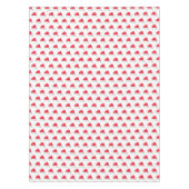 Santa Hat Kerstmis Winter Rode Retro  Tafelkleed (Voorkant)