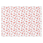 Santa Hat-kerstpatroonWaterverf Tafelkleed (Voorkant (Horizontaal))