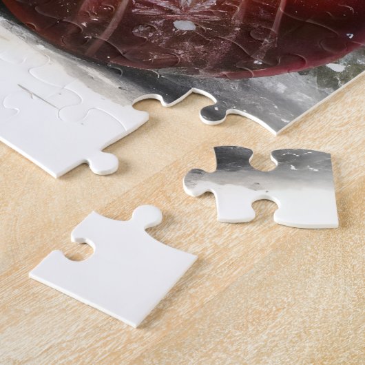 Santa Hat Kittens Kerst Legpuzzel (Zijkant)