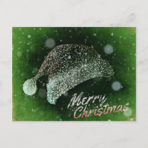Santa Hat Merry Kerstmis Briefkaart