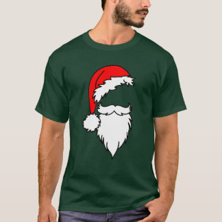 Santa Hat met baard T-shirt