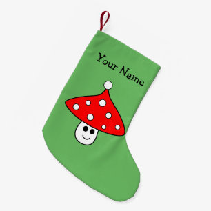 Santa Hat Mushroom Kerstmis Kous Kleine Kerstsok