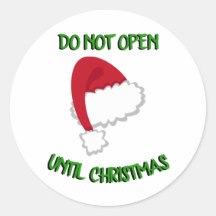 Santa Hat Open de Sticker niet