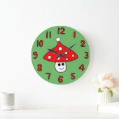 Santa Hat-paddenstoelenkast Grote Klok (Huis)