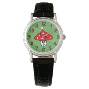 Santa Hat Paddestoel Horloge (Volwassene)