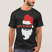 Santa Hat Papa Claus T-shirt (Voorkant)