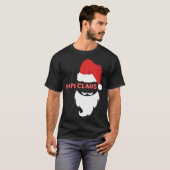 Santa Hat Papa Claus T-shirt (Voorkant volledig)