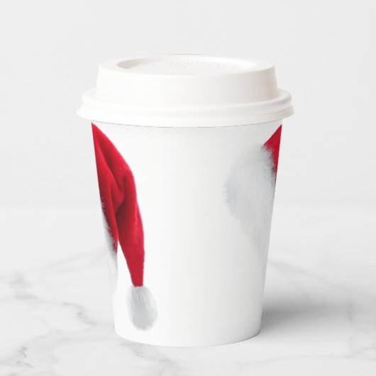 Santa Hat Paper Cups Papieren Bekers (Links)