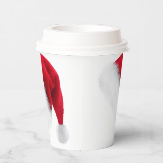Santa Hat Paper Cups Papieren Bekers (Rechts)