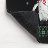 Santa Hat Penguin Bird Kerstmis Lighting Ugly Peng Muismat (Hoek)