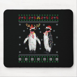 Santa Hat Penguin Bird Kerstmis Lighting Ugly Peng Muismat