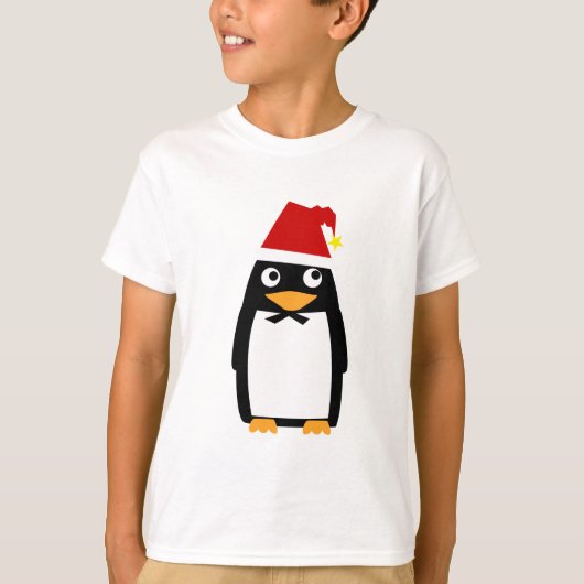 Santa Hat Penguin - Kinder Sweatshirt (Voorkant)