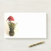 Santa Hat Pineapple Jumbo Post-it Opmerkingen Post-it® Notes (Op bureau)