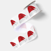 Santa Hat Ribbon Satijnen Lint (Achterkant)