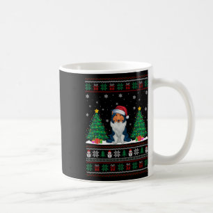 Santa Hat Rough Collie Dog Xmas Tree Lights Ugly S Koffiemok