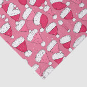 Santa hat roze kerst tissuepapier (Detail)