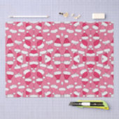 Santa hat roze kerst tissuepapier (Craft)